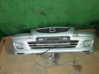 бампер передний Mazda 626 5 поколение [рестайлинг] GW 2001, 2.0 л., RF4F, дизель, МКПП, серебристый, универсал, передний привод