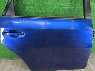 дверь задняя правая Toyota Prius V 1 поколение ZVW41 ZVW41 2014, 1.8 л., гибрид, АКПП, синий, хетчбэк 5 дв., передний привод