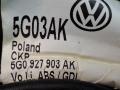 проводка Volkswagen Taos 1 поколение [рестайлинг] 2025, 1.5 л., бензин, АКПП, голубой, внедорожник 5 дв., полный привод, 5G0927903AK, 2GJ971002 - фото №3
