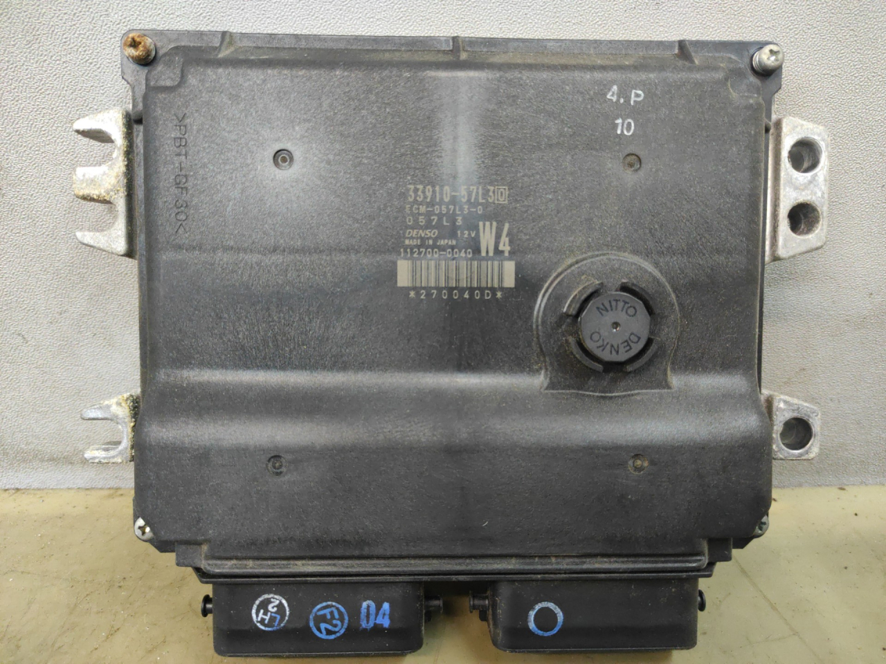 блок управления двигателем Suzuki Kizashi 1 поколение 2012, 2.4 л., J24B, бензин, АКПП, красный, седан, полный привод, 3391057L30 - фото №1