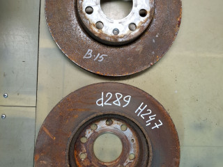 диски тормозные (комплект) Volkswagen Jetta 7 поколение 2019, 1.4 л., бензин, АКПП, серый, передний привод