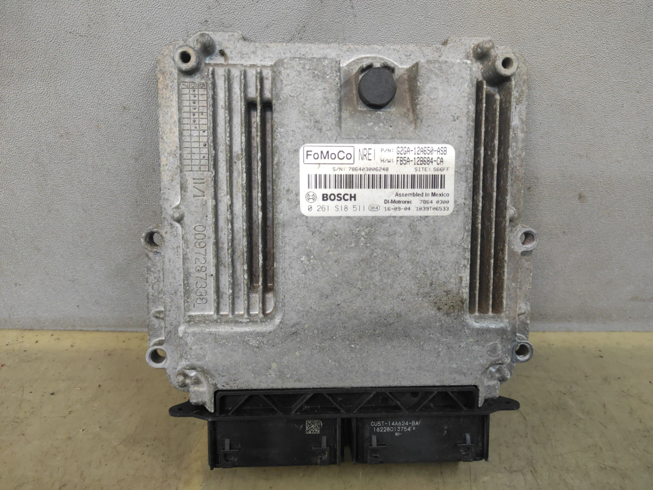 блок управления двигателем Ford Edge 2 поколение CD539 2018, 2.0 л., бензин, АКПП, черный, внедорожник 5 дв., полный привод, 0261S18511, FB5A12B684CA - фото №1