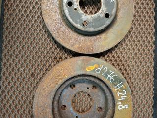 диски тормозные (комплект) Toyota Prius V 1 поколение ZVW41 ZVW41 2014, 1.8 л., гибрид, АКПП, синий, хетчбэк 5 дв., передний привод