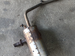 глушитель Toyota Sienna 3 поколение 2011, 3.5 л., 2GR-FE, бензин, АКПП, серый, передний привод