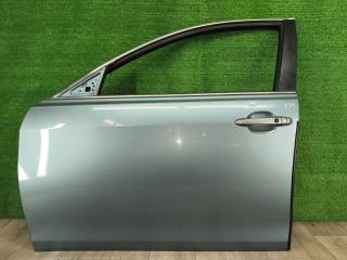 дверь передняя левая Toyota Camry 7 поколение XV40 ACV40 (2006 - 2009), 3.5 л., 2GR-FE, бензин, АКПП, серо-голубой, седан, передний привод