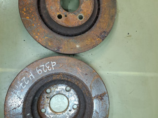 диски тормозные (комплект) Toyota Sienna 3 поколение 2011, 3.5 л., 2GR-FE, бензин, АКПП, серый, передний привод