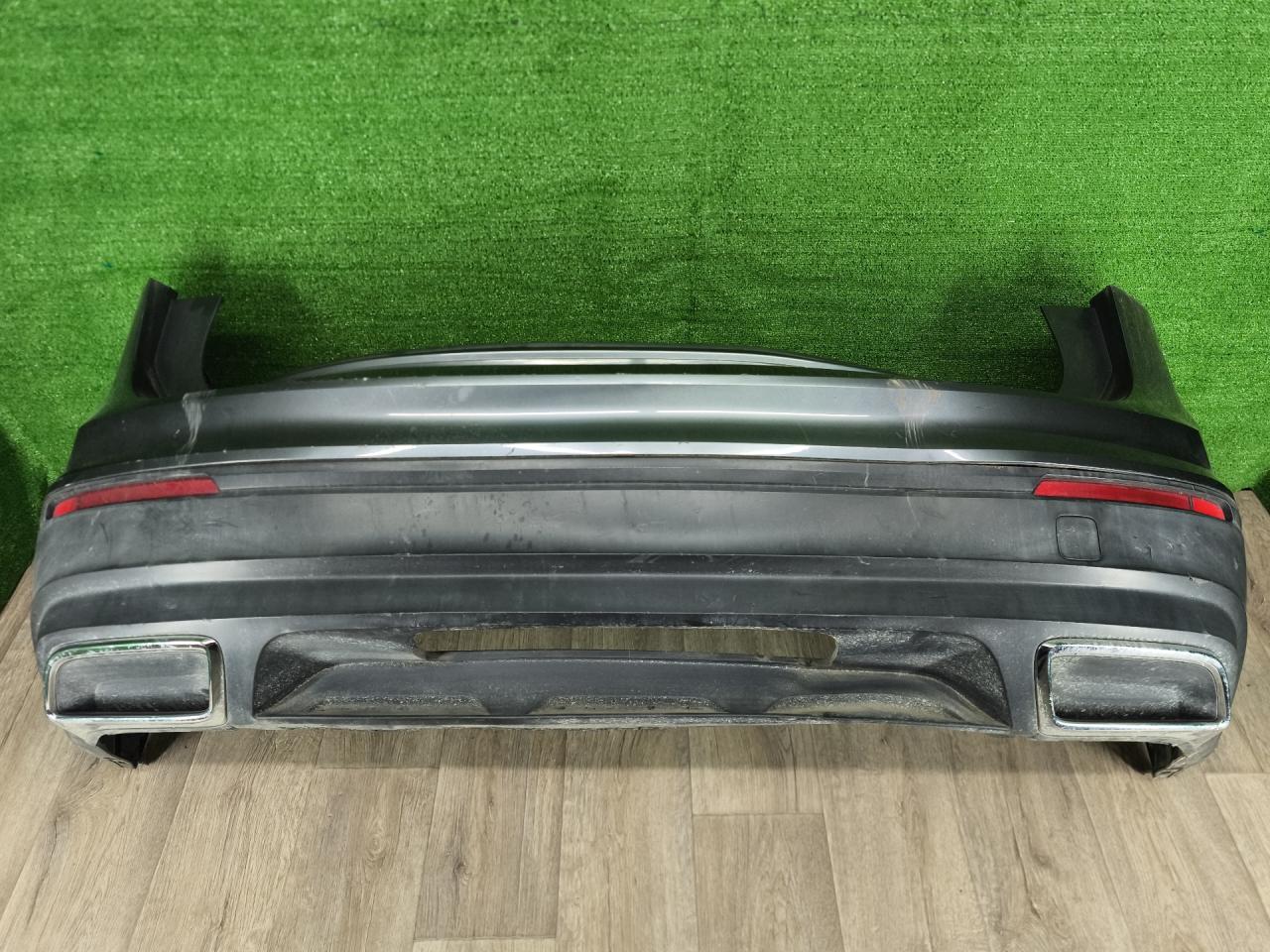 бампер задний Volkswagen Tiguan 2 поколение 2020, 2.0 л., бензин, АКПП, серый, полный привод - фото №1