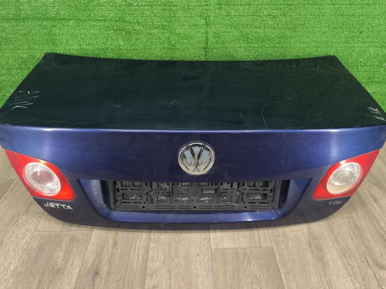 крышка багажника (дверь 3-5) Volkswagen Jetta 5 поколение 2006, синий, седан - фото №1