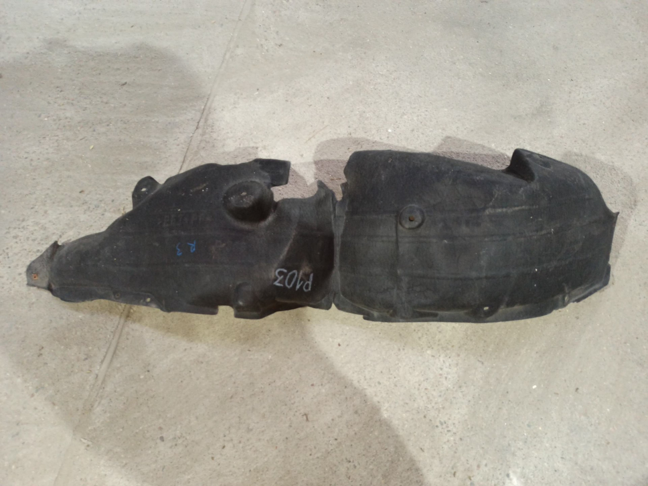 защита арок задняя правая (подкрылок) Acura Integra 4 поколение 2024, 1.5 л., бензин, АКПП, синий, хетчбэк 5 дв., передний привод - фото №1