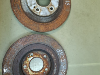 диски тормозные задние Mitsubishi ASX 1 поколение 2012, 2.0 л., 4B11, бензин, АКПП, черный, внедорожник 5 дв., полный привод