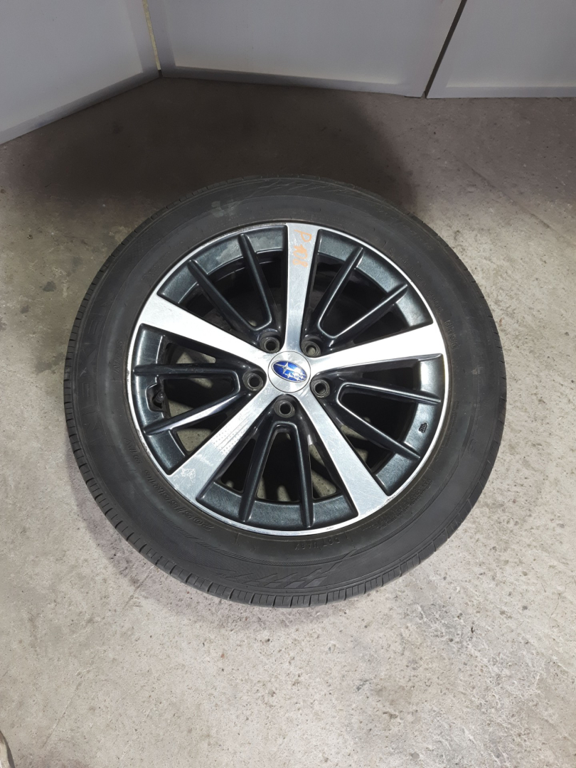 диск литой Subaru Impreza 5 поколение (GK/GT) 2019, 2.0 л., бензин, вариатор, серый, седан, полный привод - фото №1