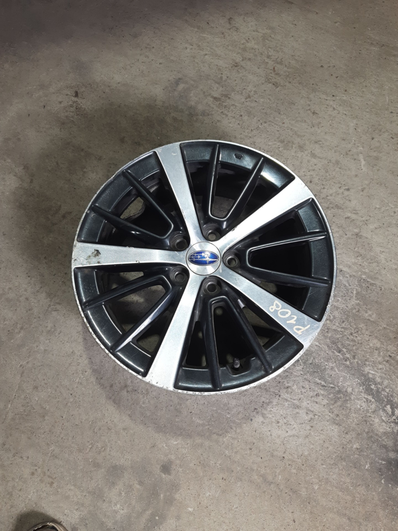 диск литой Subaru Impreza 5 поколение (GK/GT) 2019, 2.0 л., бензин, вариатор, серый, седан, полный привод - фото №1