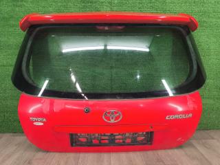 крышка багажника (дверь 3-5) Toyota Corolla 9 поколение (E120/E130) [рестайлинг] 2004, красный, хетчбэк 3 дв.