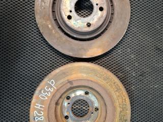 диски тормозные (комплект) Toyota Highlander 2 поколение XU40 [рестайлинг] 2012, 3.5 л., 2GR-FE, бензин, АКПП, полный привод, правый руль