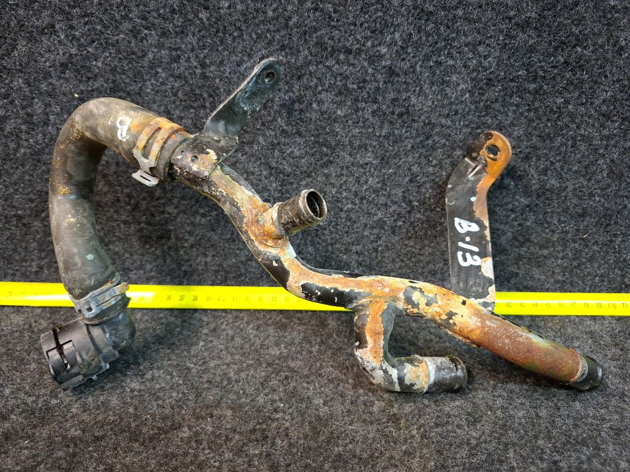 трубка охлаждающей жидкости Volkswagen Jetta 7 поколение 2021, 1.4 л., бензин, АКПП, серый, передний привод, 5QM121070A - фото №1