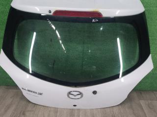 крышка багажника (дверь 3-5) Mazda 2 2 поколение [рестайлинг] 2010, белый, хетчбэк 5 дв.