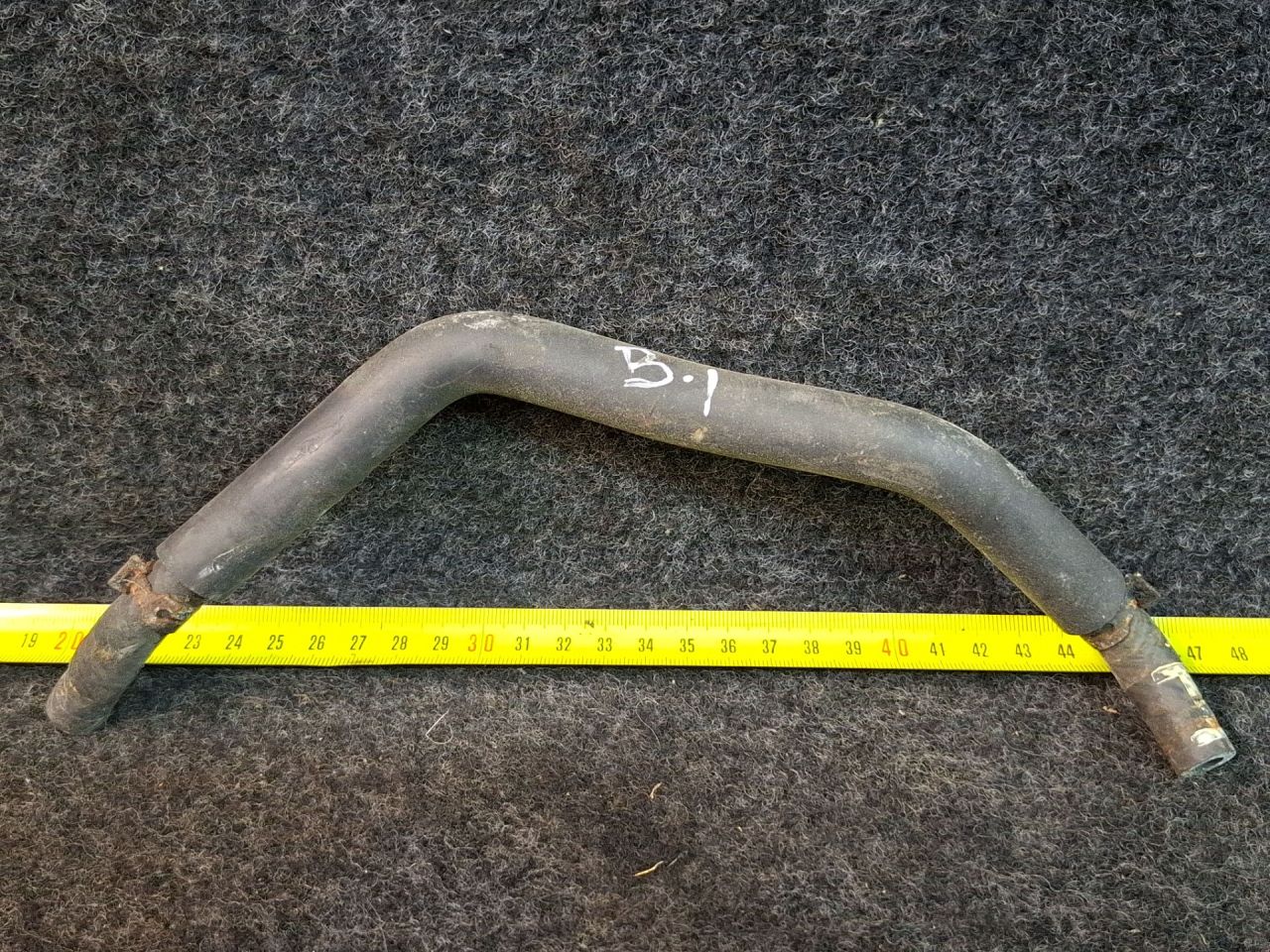 патрубок (трубопровод, шланг) Mazda CX-7 1 поколение ER 2008, 2.3 л., L3-VDT, бензин, АКПП, голубой/30s, полный привод - фото №1