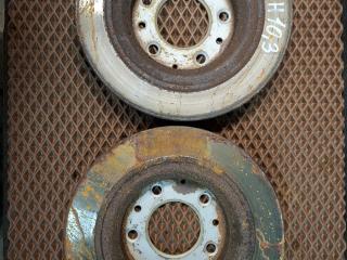 диски тормозные задние Mazda 6 1 поколение [рестайлинг] GY 2006, 2.0 л., RF7J, дизель, МКПП, серебристый