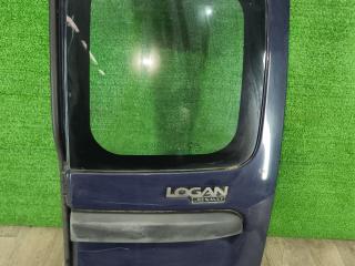 дверь задняя распашная правая Renault Logan 1 поколение (2004 - 2009), синий, универсал
