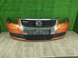 бампер передний Volkswagen Touran 1 поколение [рестайлинг] 2007