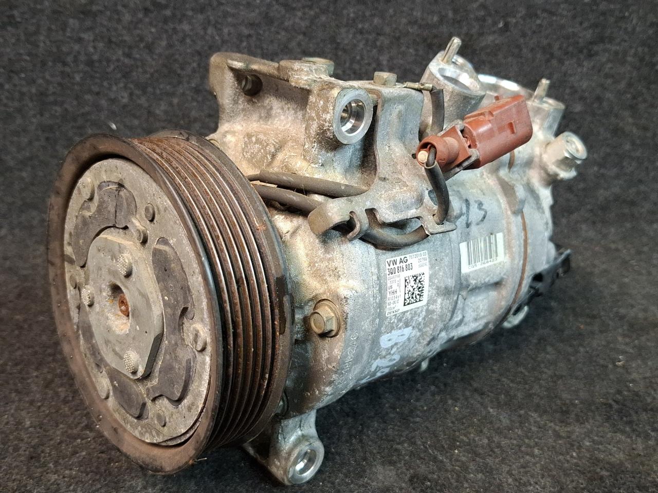 компрессор кондиционера Volkswagen Jetta 7 поколение 2019, 1.4 л., бензин, АКПП, синий, седан, передний привод, 3Q0816803 - фото №1