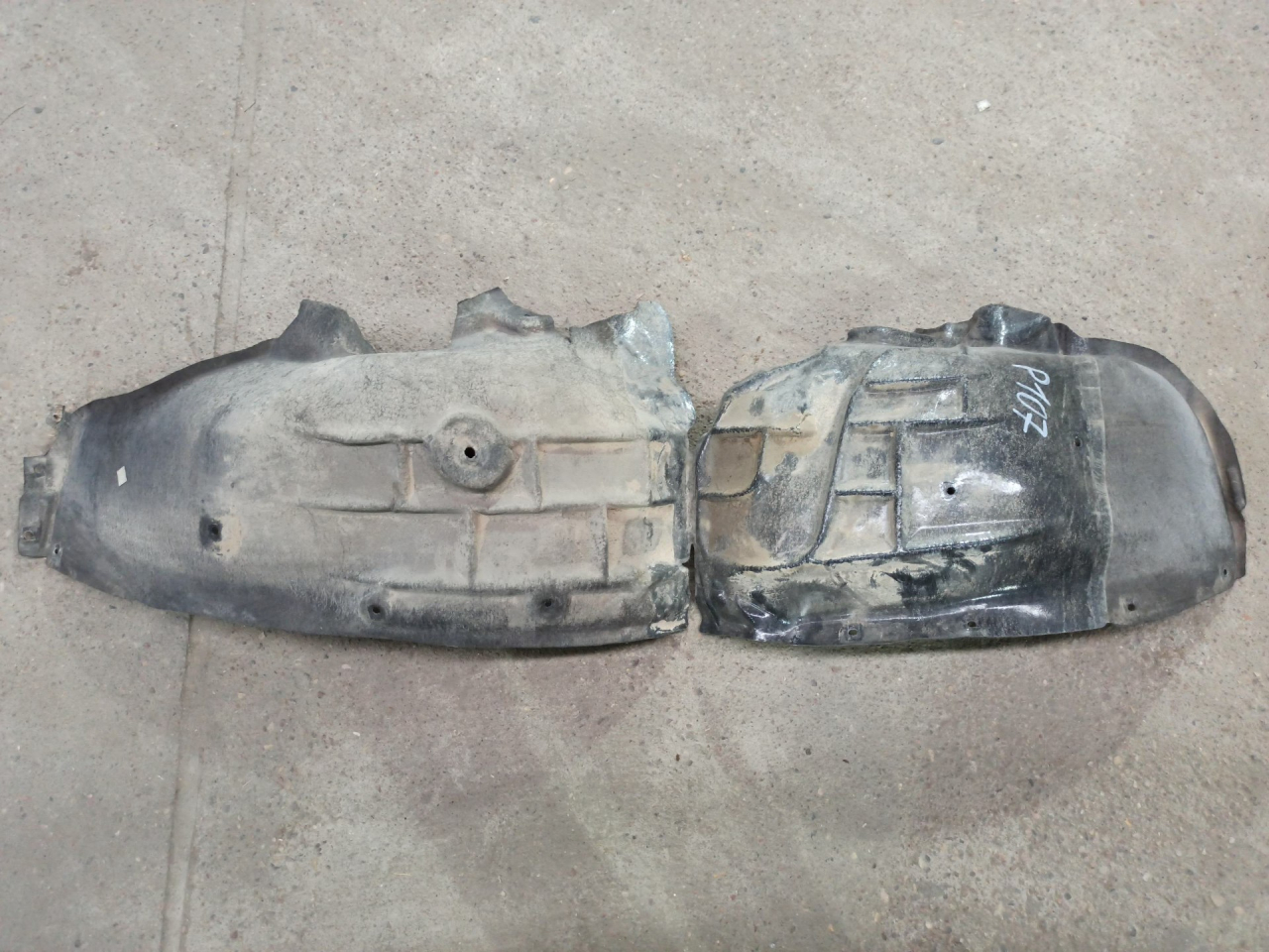 защита арок задняя левая (подкрылок) Chevrolet Equinox 3 поколение 2019, 1.5 л., бензин, АКПП, белый 140х, минивэн, передний привод - фото №1