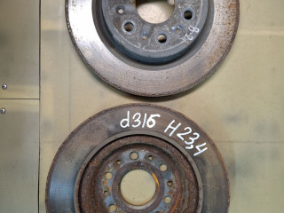 диски тормозные задние Chevrolet Blazer 3 поколение 2019, 3.6 л., бензин, АКПП, белый, полный привод