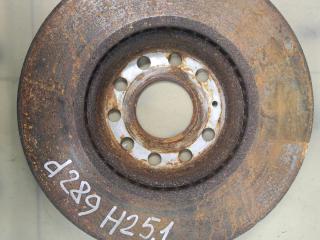 диск тормозной передний Volkswagen Jetta 7 поколение 2019, 1.4 л., бензин, АКПП, серебристый, передний привод