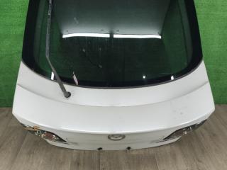 крышка багажника (дверь 3-5) Mazda 6 1 поколение [рестайлинг] GG 2006, бензин, АКПП, белый, хетчбэк 5 дв.
