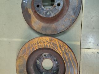 диски тормозные (комплект) Subaru Outback 4 поколение [рестайлинг] 2014, 2.5 л., бензин, вариатор, полный привод