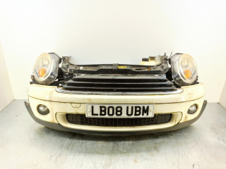 передняя часть (ноускат) Mini Cooper 2 поколение 2008, 1.4 л., i, N12 B14 A, бензин, 6МКПП, белый, хетчбэк 3 дв., передний привод, правый руль