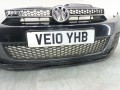 бампер передний Volkswagen Golf 6 поколение 2010, 2.0 л., TDi, CFGB, дизель, 6МКПП, чёрный, хетчбэк 3 дв., передний привод, 5K08072221T, 5G0807217AL - фото №4