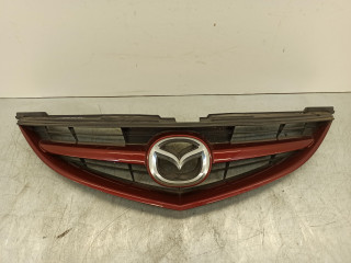 решетка радиатора Mazda 6 GH [рестайлинг] 2009, 2.2 л., D, R2, дизель, 6МКПП, красный, хетчбэк 5 дв., передний привод, правый руль, GS1M50712
