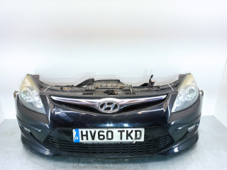 передняя часть (ноускат) Hyundai i30 1 поколение [рестайлинг] 2010, 1.4 л., i, G4FA, бензин, 5МКПП, чёрный, хетчбэк 5 дв., передний привод, правый руль