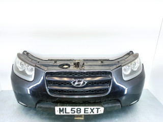 передняя часть (ноускат) Hyundai Santa Fe 2 поколение (CM) 2008, 2.2 л., CRDi, D4EB, дизель, АКПП, чёрный, внедорожник 5 дв., полный привод, правый руль