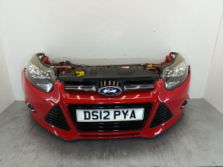 передняя часть (ноускат) Ford Focus 3 поколение 2012, 1.0 л., Ti, M2DA, бензин, 5МКПП, красныйв, хетчбэк 5 дв., передний привод, 1719342, 1871667