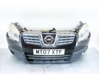 передняя часть (ноускат) Nissan Qashqai 1 поколение 2007, 1.6 л., i, HR16DE, бензин, 5МКПП, чёрный, внедорожник 5 дв., передний привод, правый руль