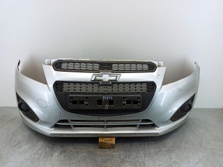 бампер передний Chevrolet Spark M300 2013, 1.0 л., i, B10D1, бензин, 5МКПП, серебристый, хетчбэк 5 дв., передний привод, правый руль
