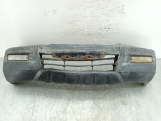 бампер передний Mitsubishi L200 3 поколение 2001, 2.5 л., TDi, 4D56 TD, дизель, 5МКПП, серый, пикап, полный привод, правый руль, MR439172, MR439527, MR439528