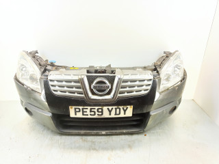 передняя часть (ноускат) Nissan Qashqai 1 поколение 2009, 1.6 л., i, HR16DE, бензин, 5МКПП, чёрный, внедорожник 5 дв., передний привод, правый руль
