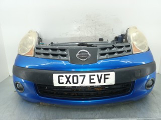 передняя часть (ноускат) Nissan Note E11 2007, 1.6 л., i, HR16DE, бензин, 5МКПП, минивэн, передний привод, F2511-9U0M0, 62022-9U040, 62030-9U000