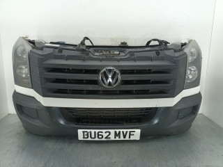 передняя часть (ноускат) Volkswagen Crafter 1 поколение [рестайлинг] 2012, 2.0 л., TDi, CKTB, дизель, 6МКПП, микроавтобус, задний привод