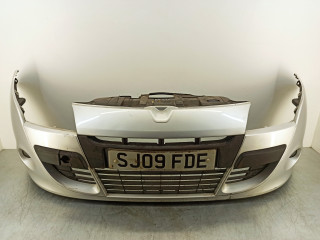 бампер передний Renault Megane 3 поколение 2009, 1.6 л., i, K4M 858, бензин, 6МКПП, серебристый, купе, передний привод, правый руль, 620220036R