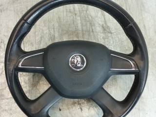 руль Skoda Octavia 3 поколение (A7) 2014, 1.6 л., TDi, CLHA, дизель, робот, хетчбэк 5 дв., передний привод, 5E0419091AACWD, 3T0880201F