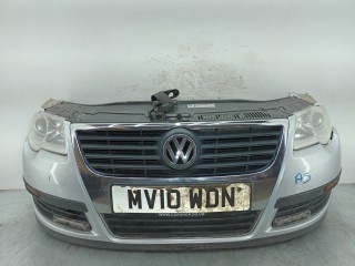 передняя часть (ноускат) Volkswagen Passat B6 2010, 2.0 л., TDi PD, BKP, дизель, 6МКПП, седан, передний привод, 3C0807217D, 3C0807093