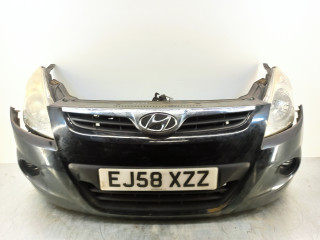 передняя часть (ноускат) Hyundai i20 1 поколение 2008, 1.4 л., i, G4FA, бензин, 5МКПП, чёрный, хетчбэк 5 дв., передний привод, правый руль
