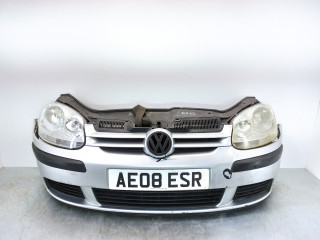 передняя часть (ноускат) Volkswagen Golf 5 поколение 2008, 1.9 л., TDi PD, BXE, дизель, 5МКПП, серебристый, хетчбэк 5 дв., передний привод, правый руль