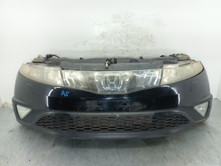передняя часть (ноускат) Honda Civic 8 поколение 2007, 2.2 л., cTDi, N22A2, дизель, 6МКПП, хетчбэк 5 дв., передний привод, 04603-SMG-E00ZZ, 04602-SMG-E01ZZ, 04611-SMG-E01ZZ, 04601-SMG-E01ZZ, 71101-SMG-E00ZA
