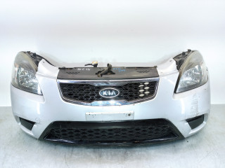 передняя часть (ноускат) Kia Rio 2 поколение [рестайлинг] 2010, 1.5 л., CRDi, дизель, 5МКПП, серебристый, хетчбэк 5 дв., передний привод, правый руль