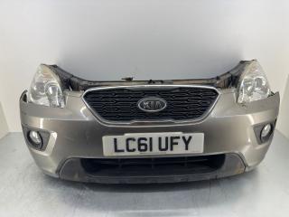 передняя часть (ноускат) Kia Carens 2 поколение 2011, 1.6 л., CRDi, D4FB, дизель, МКПП, серебристый, минивэн, передний привод, правый руль